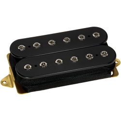DiMarzio DP216BK Mo' Joe Spaced Humbucker - Joe Satriani Black / Nickel Pole Pie