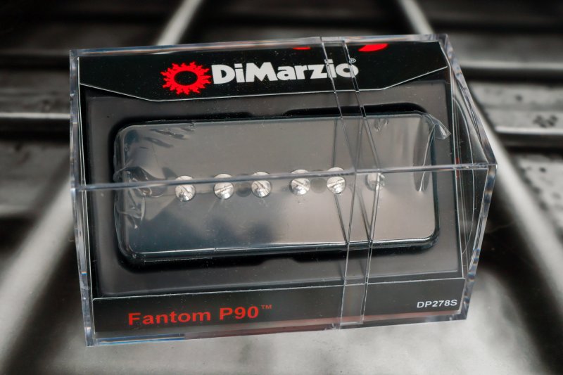 Image 0 of DiMarzio DP278BKS Fantom P90 Soapbar - Black / Nickel Pole Pices
