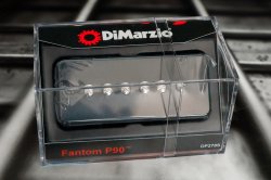 DiMarzio DP278BKS Fantom P90 Soapbar - Black / Nickel Pole Pices