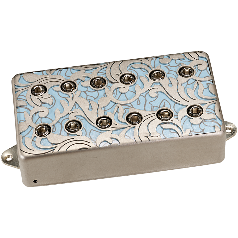 Image 2 of DiMarzio DP289FSNLB UtoPIA Bridge - Blue Powder / Nickel Pole Pieces / F-spaced
