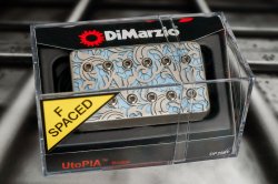 DiMarzio DP289FSNLB UtoPIA Bridge - Blue Powder / Nickel Pole Pieces / F-spaced
