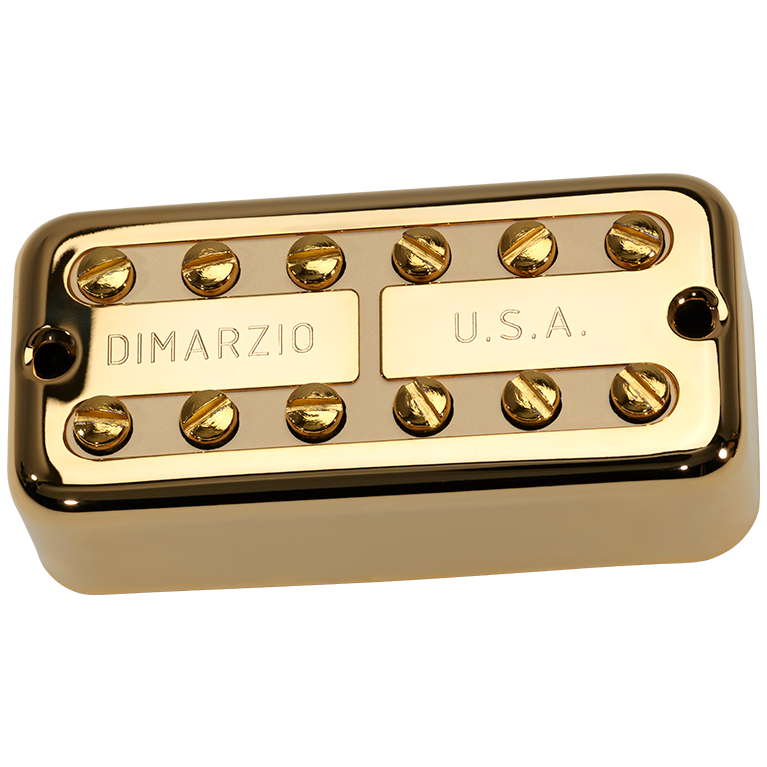 Image 0 of DiMarzio DP291GCR Newatron Neck - Gold w/ Cream / Standard Spaced