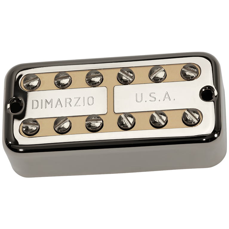 Image 0 of DiMarzio DP294FNCR PAF'Tron Bridge - Nickel Cover w/ Cream Insert / Nickel Pole 