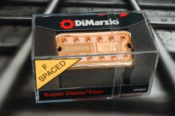 DiMarzio DP297FGCR Super Distor'Tron - Gold Cover / F-Spaced