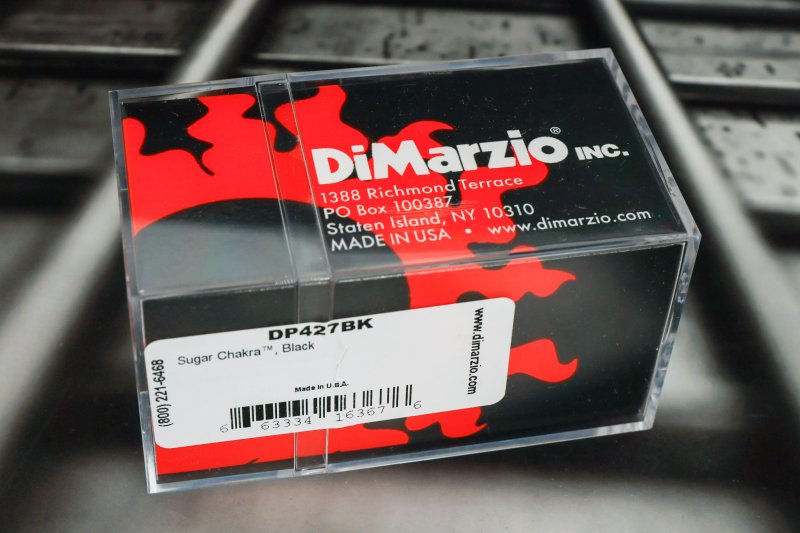 Image 1 of DiMarzio DP427 Sugar Chakra - Black Rails Stacked Humbucker