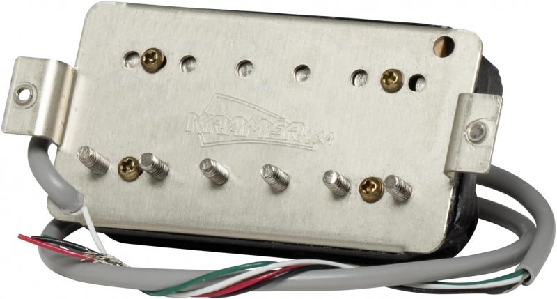 Image 1 of Kramer Eruption Treble Bridge - Zebra Humbucker Pickup / 4-Conductor Potted