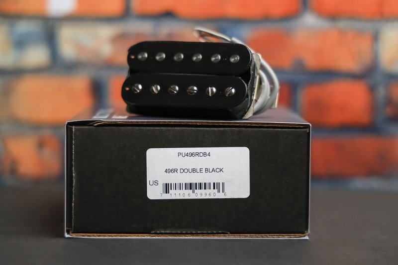 Image 1 of Gibson 496R Modern Classic Neck Humbucker Pickup - Black 4 Conductor