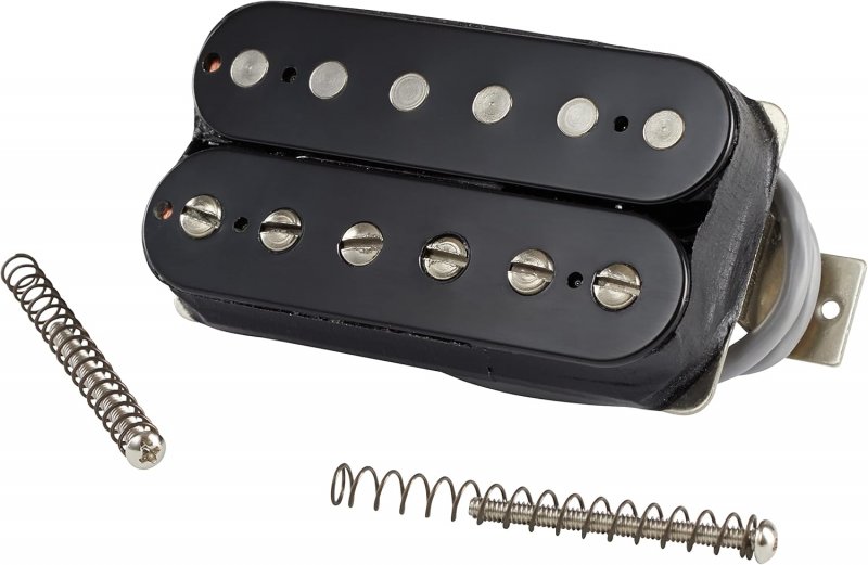 Image 2 of Gibson 498T Hot Alnico Treble / Bridge Pickup - Black 4-Conductor Humbucker