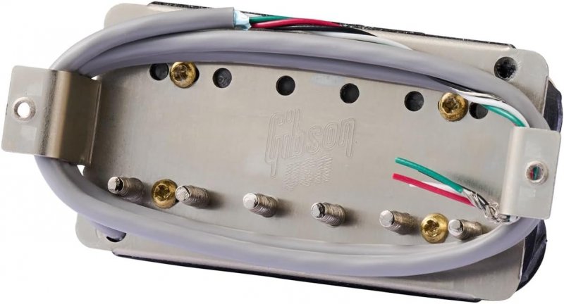 Image 1 of Gibson 498T Hot Alnico Treble / Bridge Pickup - Zebra 4-Conductor Humbucker