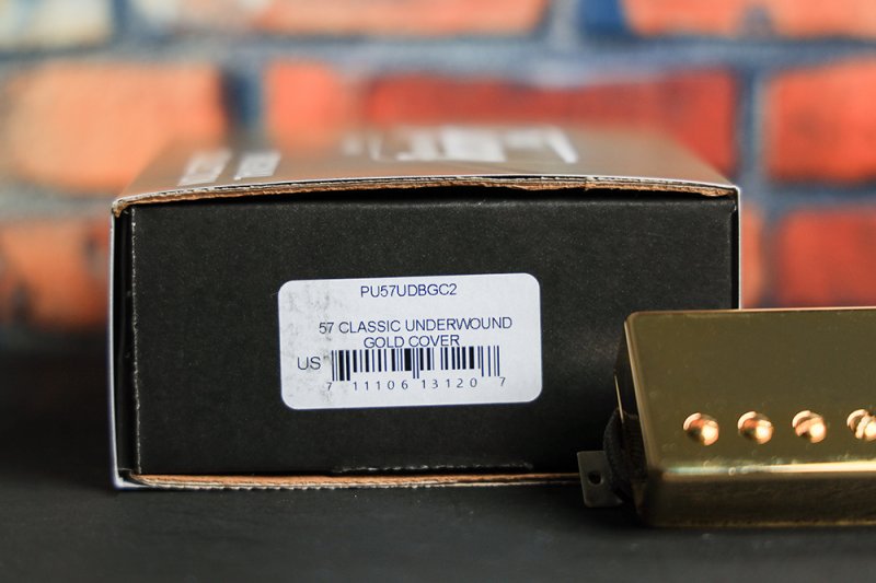 Image 1 of Gibson 57 Classic Underwound Humbucker Pickup - Gold / Potted / 7.2k Alnico 2