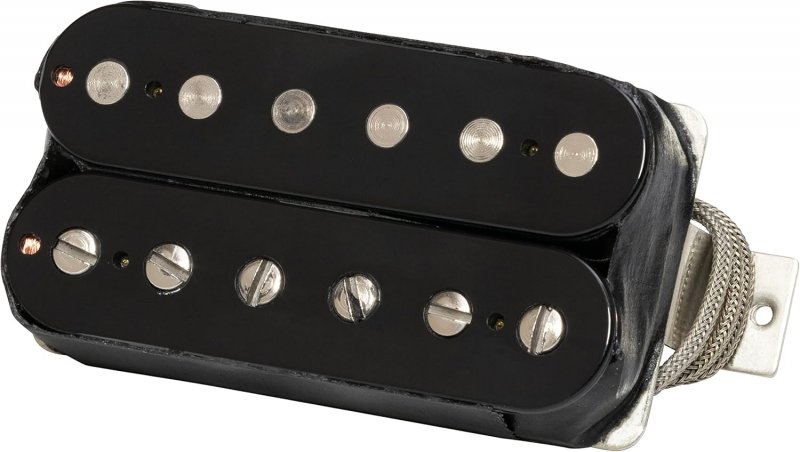 Image 0 of Gibson 70's Tribute Treble Bridge Humbucker Pickup - Double Black