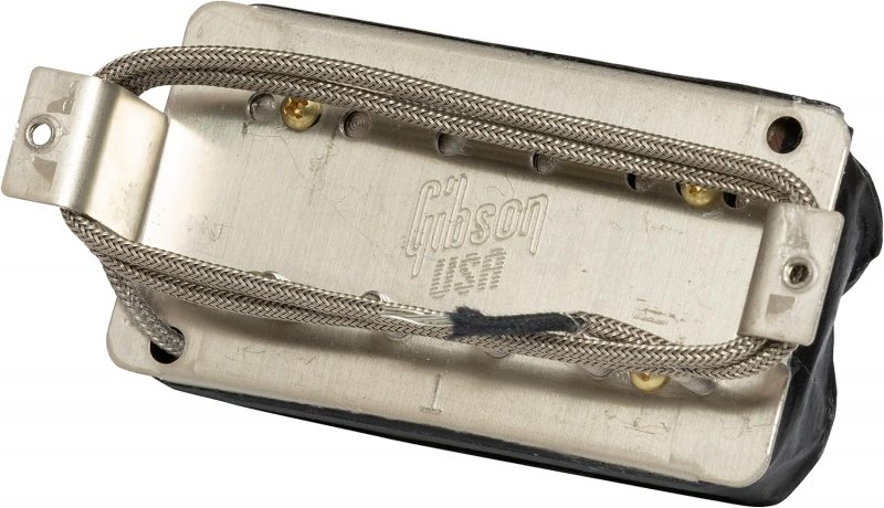 Image 1 of Gibson 70's Tribute Treble Bridge Humbucker Pickup - Double Black