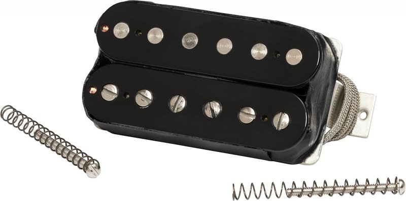 Image 2 of Gibson 70's Tribute Treble Bridge Humbucker Pickup - Double Black