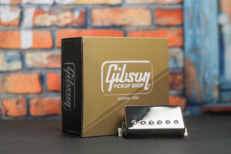 Image 0 of Gibson T-Type Rhythm Humbucker Pickup / Nickel Cover / Unpotted / Alnico 5