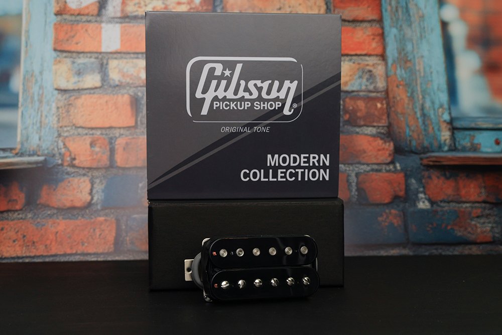 Image 0 of Gibson 490R Modern Classic Neck Rhythm Humbucker Pickup BLACK - 4 Conductor