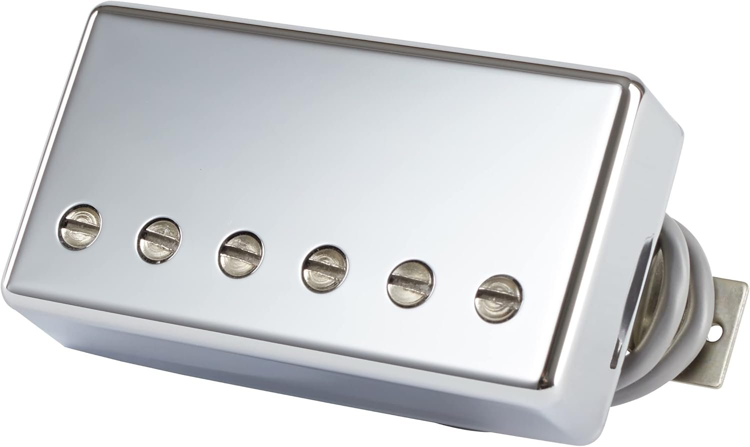 Image 0 of Gibson 498T Hot Alnico Treble Bridge Pickup / CROME Cover / 4 Conductor Humbucke