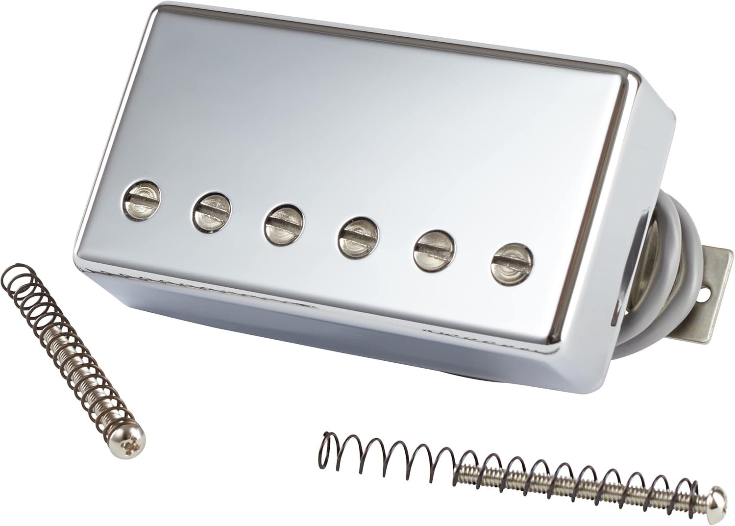 Image 2 of Gibson 498T Hot Alnico Treble Bridge Pickup / CROME Cover / 4 Conductor Humbucke