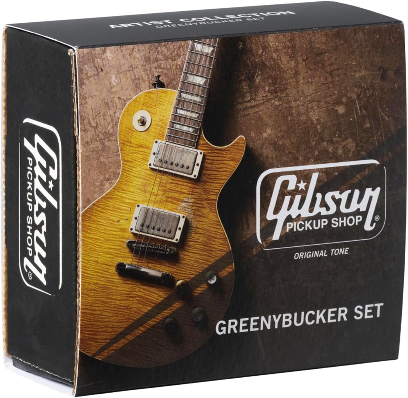 Image 0 of Gibson Kirk Hammett Greenybucker Humbucker Pickup SET - Nickel Cover