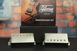 Gibson Kirk Hammett Greenybucker Humbucker Pickup SET - Nickel Cover