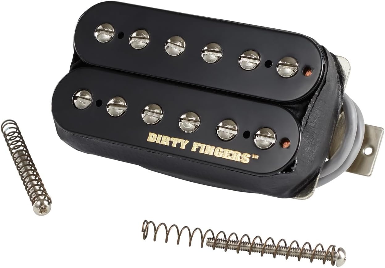 Image 1 of Gibson Dirty Fingers Humbucker Pickup - Black / 4 conductor Ceramic