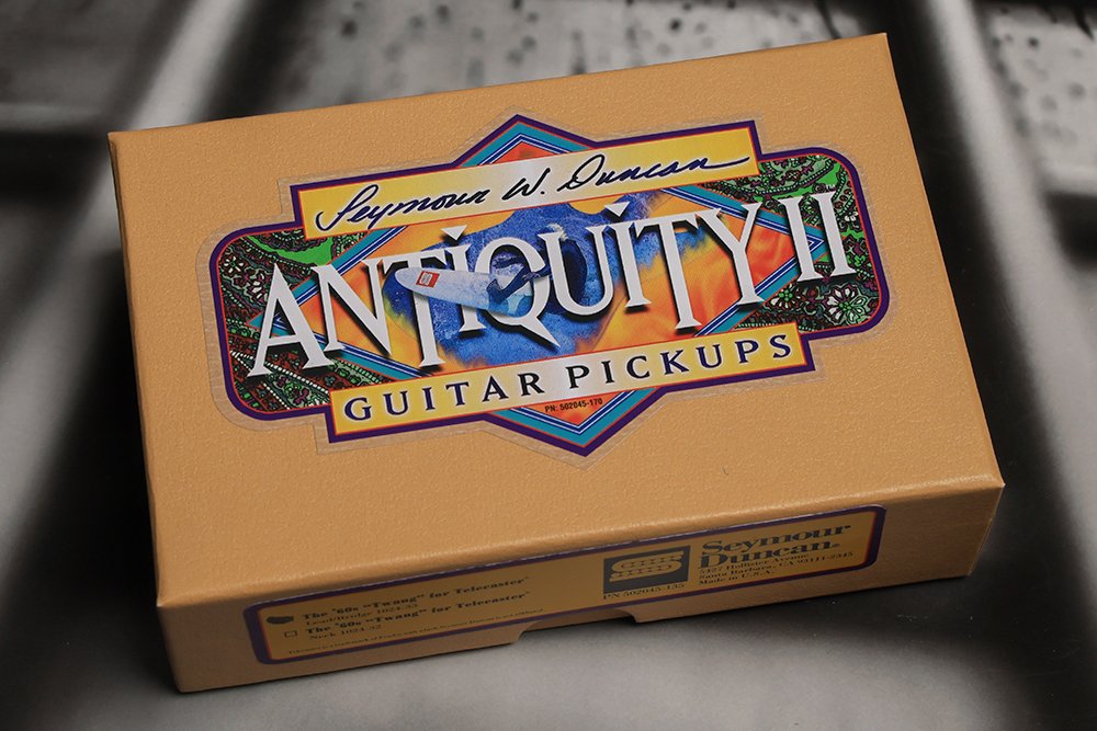 Image 3 of Seymour Duncan Antiquity II Tele Bridge Pickup - Black