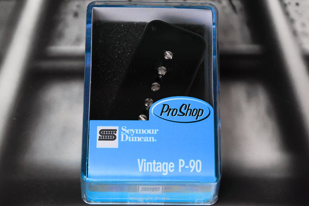 Image 0 of Seymour Duncan Antiquity P90 Soapbar Bridge Pickup - Black