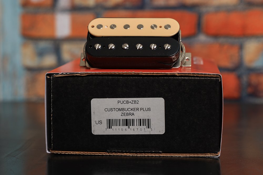 Image 1 of Gibson Custombucker Plus Humbucker Pickup - Zebra