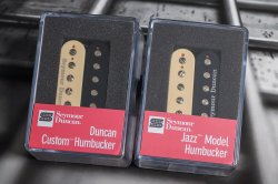 Seymour Duncan SH-5 Custom Bridge & SH-2N Jazz Neck Humbucker Pickup Set - ZEBRA