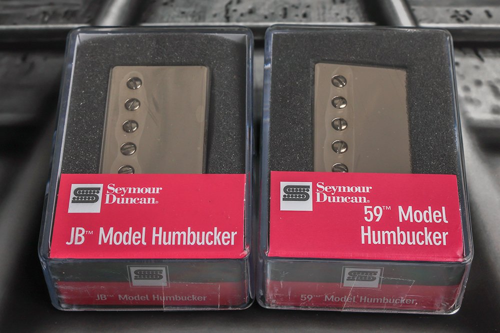 Image 0 of Seymour Duncan SH-4 JB Bridge & SH-1N 59 Neck 4 Conductor NICKEL Pickup Set