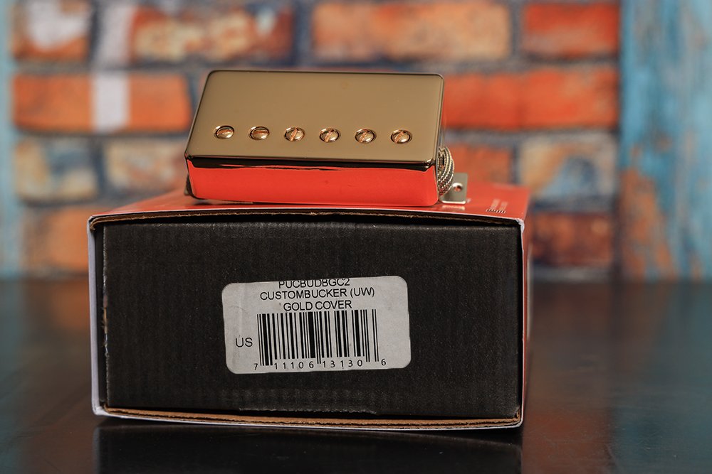Image 1 of Gibson Custombucker Underwound Humbucker Pickup - Gold / 2 Conductor / Unpotted 