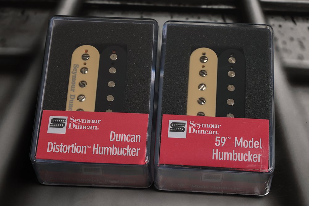 Image 0 of Seymour Duncan Distortion SH-6 Bridge & SH-1 59 Neck ZEBRA Humbucker Pickup Set