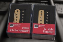 Seymour Duncan Distortion SH-6 Bridge & SH-1 59 Neck ZEBRA Humbucker Pickup Set