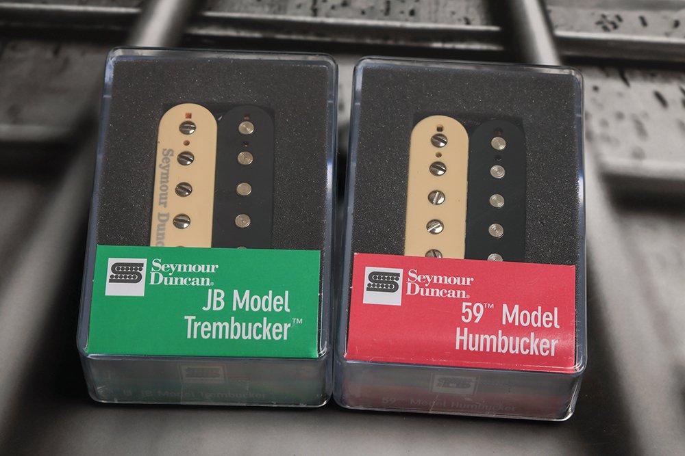 Image 0 of Seymour Duncan TB-4 JB Trembucker & SH-1N 59 ZEBRA 4 Conductor Pickup Set
