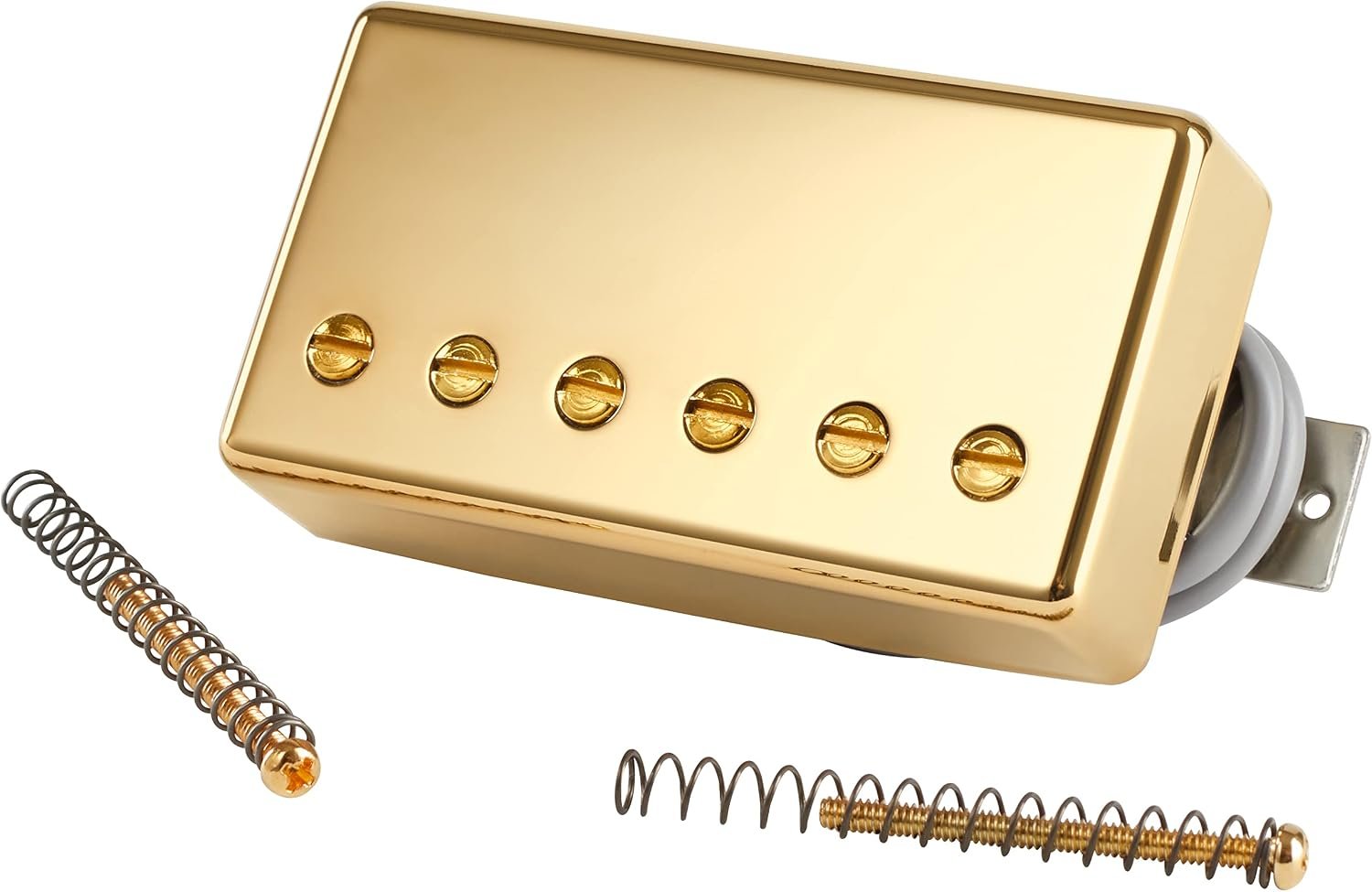 Image 2 of Gibson 498T Hot Alnico Treble Bridge Pickup / Gold Cover / 4 Conductor Humbucker