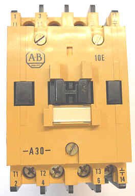 CONTACTOR, ALLEN BRADLEY, 100-A30NH3, 208VAC COIL 