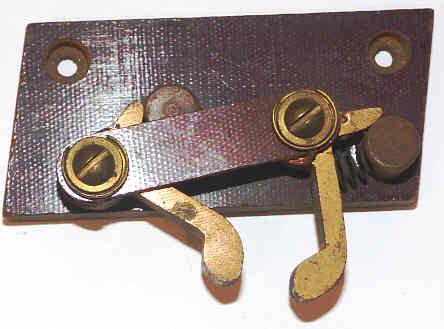 CONTACT, STATIONARY, LH BRONZE CONTACTS, PHENOLIC BASE GAL # INT-1-3LH VINTAGE 