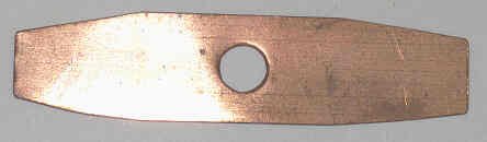 CONTACT, GATE SWITCH, PHOSPHUR BRONZE, TYPE ^G^, VINTAGE, MOVABLE OTIS # 1763   