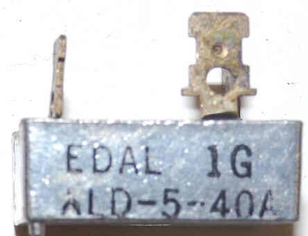 RECTIFIER, BRIDGE, 3 PRONG 1PH, 40A, ARMOR # 11275-01    