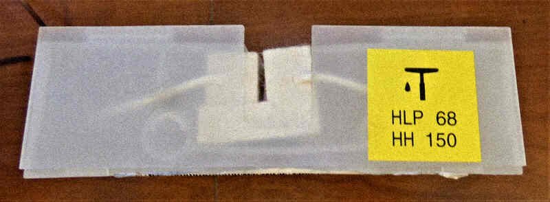 OILER, PLASTIC, USED ON 16MM MRL RAILS OTIS # EEV349E1