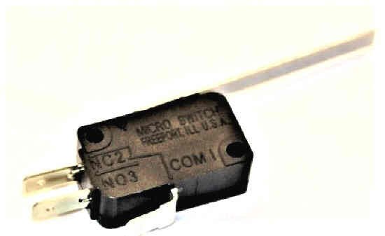 SWITCH, MICRO, MINIATURE, 3 TERMINAL, RATED 15 AMPS@120 250VDC 