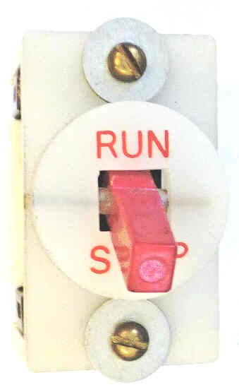 SWITCH, EMERGENCY STOP , COMPLETE AS SHOWN VINTAGE    