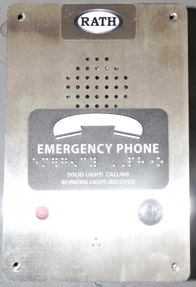 ASSEMBLY, PHONE, RATH S.S. SURFACE MOUNT, COMPLETE AS SHOWN 2400805SS