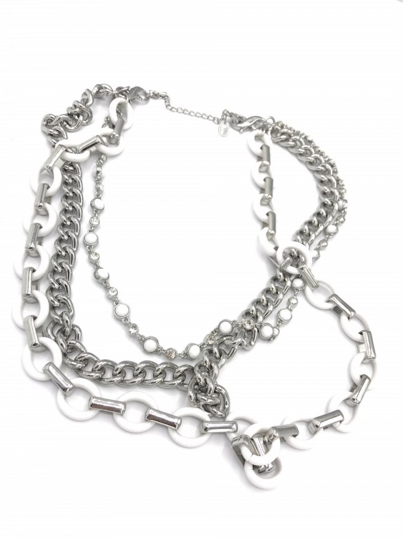 WAYFARER Retired lia sophia necklace - White