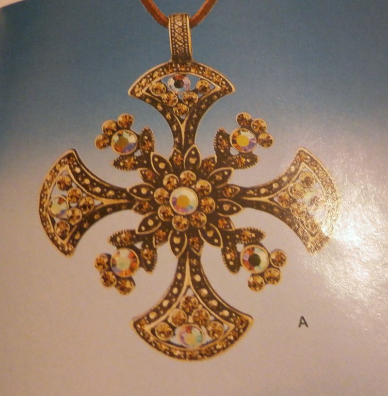 TALISMAN Retired lia sophia Cross necklace