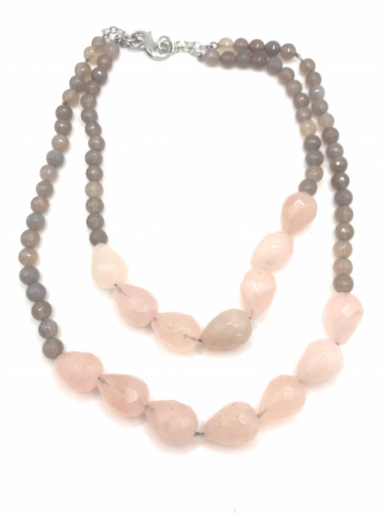 ROSEWATER Retired lia sophia necklace - 2 strands 