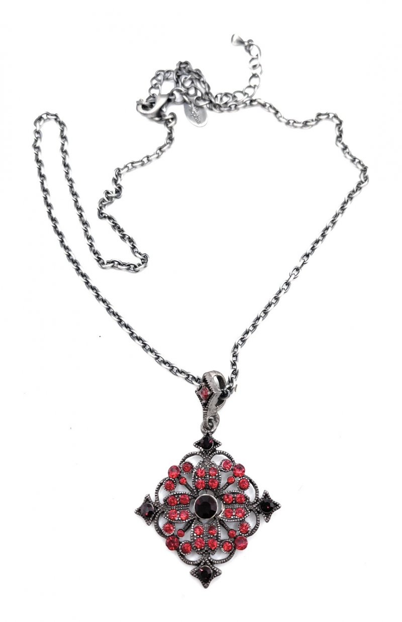 Retired lia sophia Red necklace - 3765