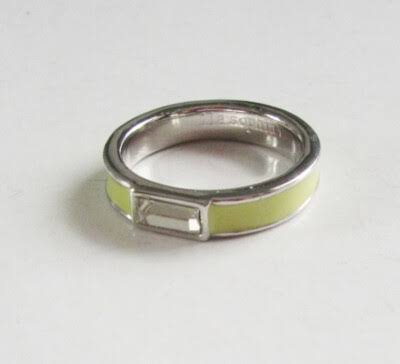 Ray of Light Yellow Lia Sophia Ring Size 11 (64689)