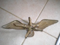 '.Vintage Bronze American Eagle .'