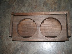 '.Teak Wood  Wooden Rod Holders .'