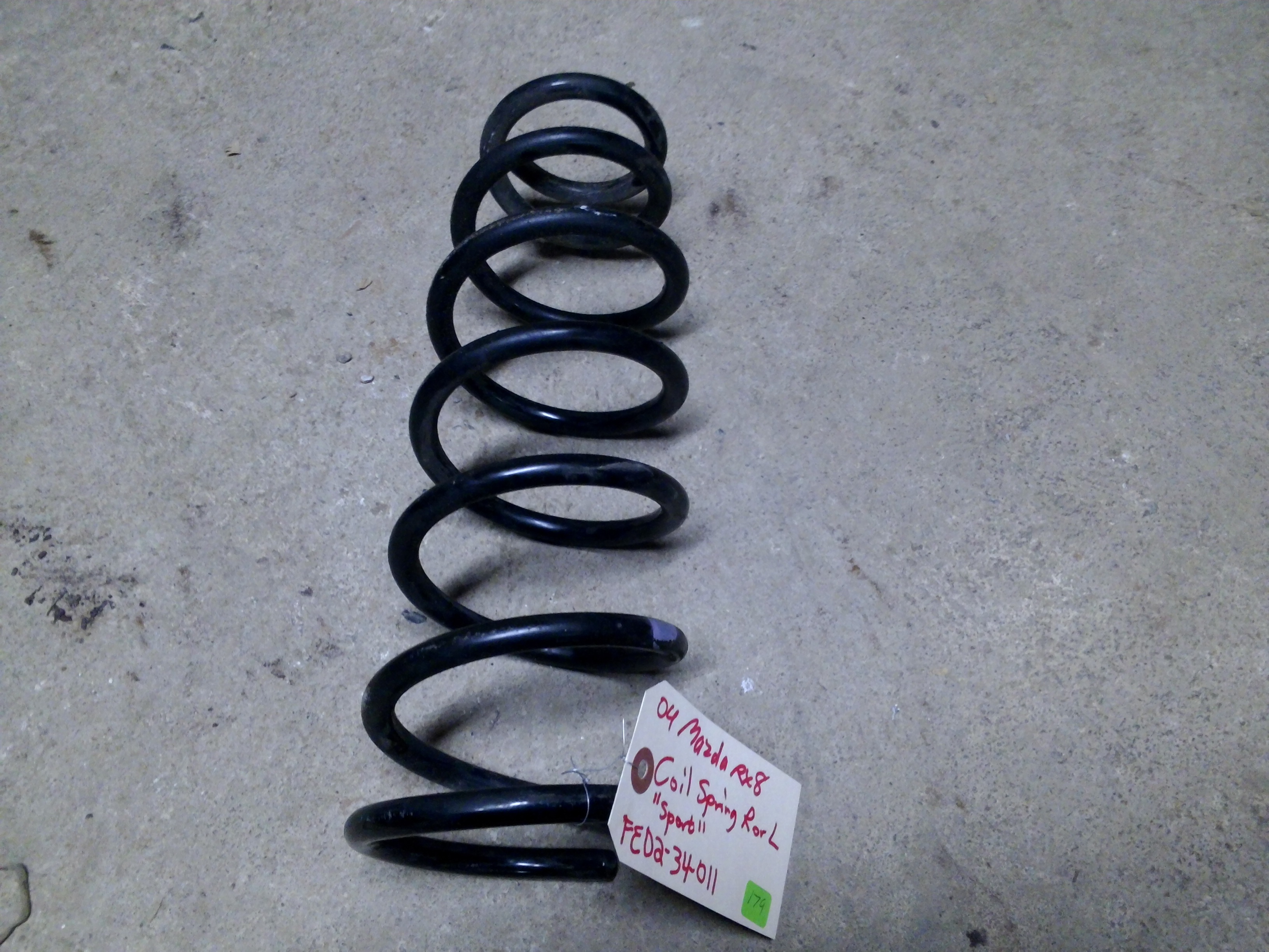Coil spring Rx8 000858